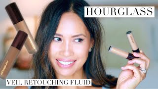 HOURGLASS VEIL RETOUCHING FLUID I DEMO amp REVIEW I Everyday Edit [upl. by Rouvin]