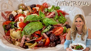 Antipasto Salad Recipe Easy Healthy and Delicious The Perfect Party Appetizer [upl. by Duyne583]