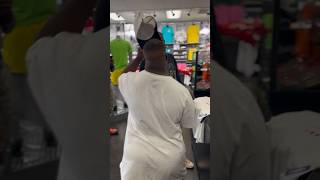 They going at it in Hibbett sports 😂 funny trending comedy shorts youtubeshorts [upl. by Htiekram]