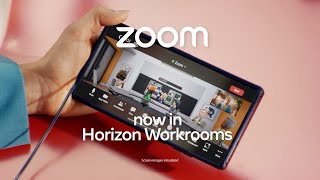 Experience Virtual Meetings with Zoom in Meta Horizon Workrooms [upl. by Hughmanick]