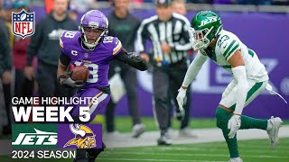 New York Jets vs Minnesota Vikings  2024 Week 5 Game Highlights [upl. by Evangeline589]