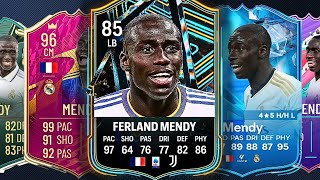 FERLAND MENDY  TODAS FIFA CARDS [upl. by Eimac]