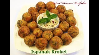 Ispanak Kroket Tarifi – Yanında yoğurtlu sosu ile çıtır çıtır bir lezzet [upl. by Elman]