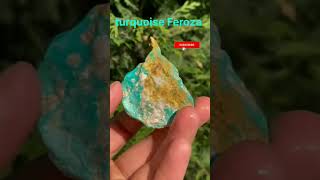 Natural mines Turquoise feroza Stone top quality [upl. by Hsatan74]