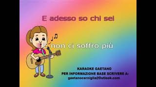 Riccardo Cocciante Bella Senzanima karaoke vecchia versione [upl. by Aneerbas]