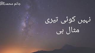 SALLU ALAIHI WA ALAIHI  Jo na hota tera jamal hi  Naat lyrics in Urdu  Khursheed Ahmad [upl. by Ettenrahs994]