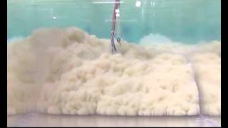 How sediment flows in an underwater river [upl. by Trista806]