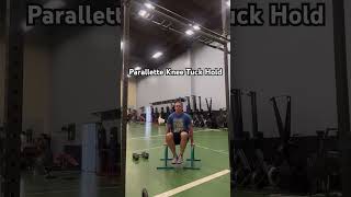 Parallette Knee Tuck Hold [upl. by Jair]