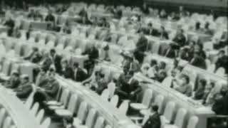 Ketema Yifrus speech at the General Assembly 16th session He was 32 years old October 1961 [upl. by Leynwad]