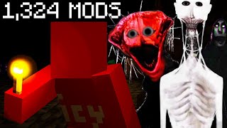 Surviving 100 Days Of EVERY SINGLE Disturbing Minecraft Horror Mod [upl. by Etolas351]