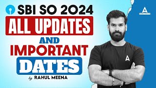 SBI SO Notification 2024  SBI SO Exam Date 2024  SBI SO Recruitment 2024 All Updates [upl. by Peugia751]