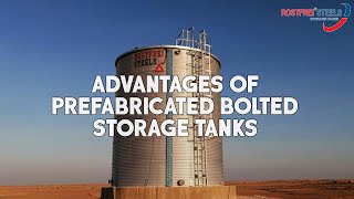 Advantages of Prefabricated Bolted Storage Tanks  Rostfrei Steels  Bolted Storage Tanks amp Silos [upl. by Ahsiet869]