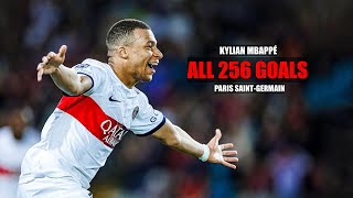 Kylian Mbappé All 256 Goals for PSG [upl. by Delphinia647]