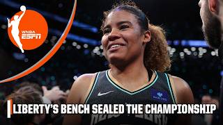 The New York Libertys BENCH WON THE WNBA CHAMPIONSHIP 🙌  The Wrap Up [upl. by Richards]