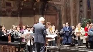 Schola Cantorum Santuario di Rho César Franck Panis Angelicus [upl. by Naashar]