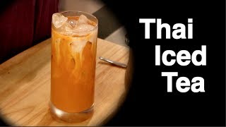 Thai Iced Tea Recipe ชาเย็น  Hot Thai Kitchen [upl. by Dennie]