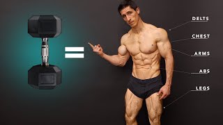 Ultimate Total Body Dumbbell Workout BEGINNER TO ADVANCED [upl. by Moscow]