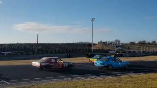 Eddie Rasta and the spinners go oval track racing  Killarney Raceway  Cape Hell Drivers [upl. by Ybur]