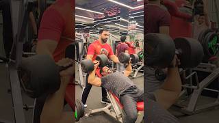 Going for the heaviest dumbbell in gym 50x5 [upl. by Zaneski]