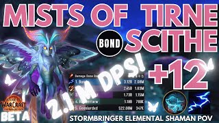 Mists of Tirna Scithe 12  Stormbringer Elemental Shaman  TWW Beta [upl. by Kaliski784]