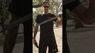 Your Guns Against My Blade Not A Chance combattechniques martialarts combatskills viralvideo [upl. by Arin]