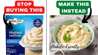 The BEST Diabetic Mashed Potatoes  5 Ingredients ONLY  Dietitian Approved PreDiabetic Recipes [upl. by Sudnac]