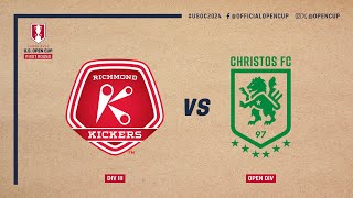 Richmond Kickers vs Christos FC EXTENDED HIGHLIGHTS  Lamar Hunt US Open Cup  March 20 2024 [upl. by Aleet]