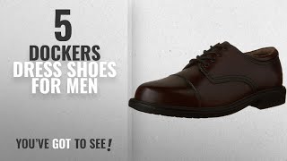 Top 10 Dockers Dress Shoes 2018  Dockers Mens Gordon Cap Toe OxfordCordovan12 W US [upl. by Artemas]