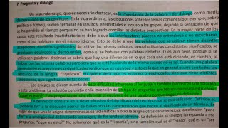 7 Pregunta y dialogo Filosofia curso de ingreso UNLAM [upl. by Akinoj]