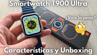 Smartwatch T900 Ultra 👉 ¿vale la pena un reloj así ¡Análisis Completo y Unboxing [upl. by Ihcelek]