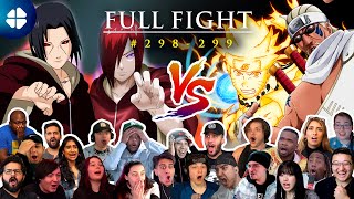 ItachiNagato VS NarutoKiller Bee FULL Fight  24 People React 🇯🇵 Shippuden 298299 [upl. by Le]