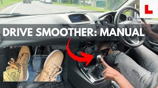 How to DRIVE SMOOTHLY in a MANUAL car UK [upl. by Paddie]