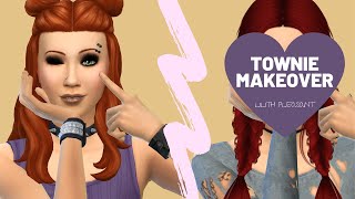 Townie Makeover  Sims 4  Lilith Pleasant with CC [upl. by Knoll677]