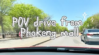 POV drive from Phokeng mall to Rustenberg Town… North West Province… South Africa [upl. by Airemahs]