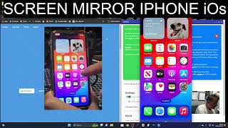 SCREEN MIRROR IPHONE iOs Vysor 2024 [upl. by Yorle406]