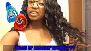 Reviving Your Synthetic Wig with Laundry Products Does it Really Work [upl. by Lyris]