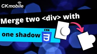 CSS How to merge two divs with one shadow [upl. by Aiden]