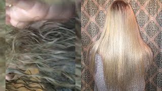 Using Wella toner T14 and 050 turned my hair green grey [upl. by Idnir]