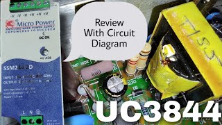 EP220 UC3844 Based MicroPower SMPS TeardownSchematic Diagram [upl. by Finnie]