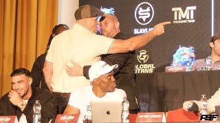 JOHN FURY LOSES IT AT ANTHONY TAYLOR AFTER HE CALLS OUT TOMMY FURY FOR A REMATCH [upl. by Kleon]