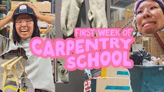 my first week of carpentry school [upl. by Caves]