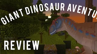 The Giant Dinosaur Adventure Minecraft pe [upl. by Aerdnac782]