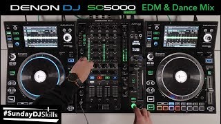 Denon DJ Prime Series Performance  EDM amp Dance DJ Mix  SundayDJSkills [upl. by Nekcerb329]