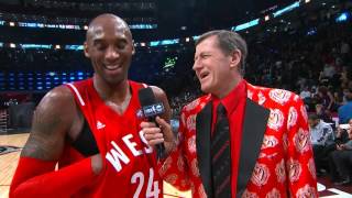 LeBron James Video Bombs Kobe Bryant During Interview with Craig Sager [upl. by Ogata758]