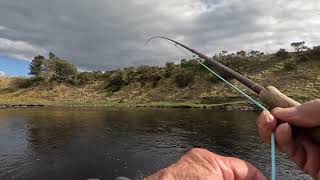 Salmon fishing on the River Brora day 2 with Josh Moody 12th April 2024 [upl. by Gnidleif]