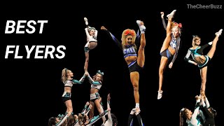 Top 15 Best Flyers in Allstar Cheerleading Voted by the Public [upl. by Jabe]