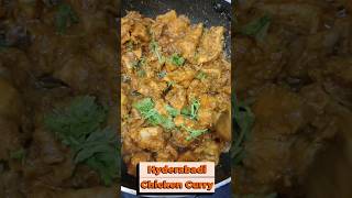 Hyderabadi Chicken curry  Hyderabadi Chicken gravy  Easy amp Tasty Gravy shortsviral chickengravy [upl. by Yks114]