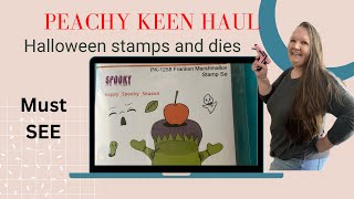 Peachy Keen Haul and 11 of my Halloween tag flip diy papercrafting JillianNorwood [upl. by Letnohs566]