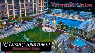 PART 1 NJ LUXURY APARTMENT TOUR so many AMENITIES  VERMELLA UNION COMPLEX [upl. by Parik418]