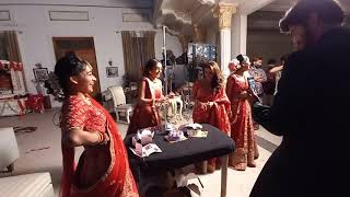 Sasural Simar ka 2 Actor Reema brithday Video on set [upl. by Nnaylloh]